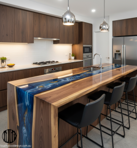 cook top epoxy resin furniture